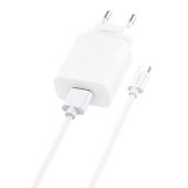 Foneng EU28 USB Gyorstöltő Hálózati Adapter + USB-C Kábel - Hálózati töltő adapter