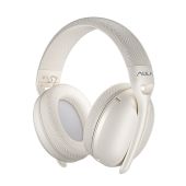 AULA S6 Tri-Mode Vezeték Nélküli Gamer Headset - Bézs