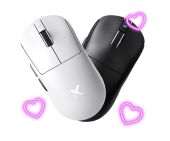 MCHOSE A7 PRO S Vezeték Nélküli 2.4G Gamer Egér - Fehér, vezeték nélküli, wireless