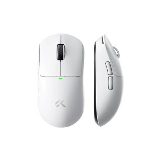 MCHOSE A5 V3 Ultra Light Tri-Mode 8K Vezeték Nélküli Gamer Egér - Fehér