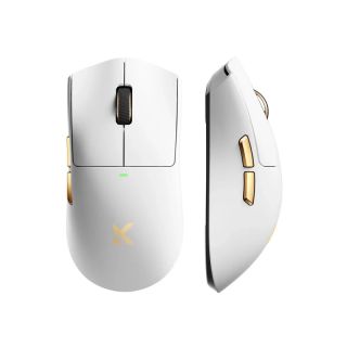 MCHOSE K7 Ultra Tri-Mode 8K Vezeték Nélküli Gamer Egér + Magnetic Dock - Fehér