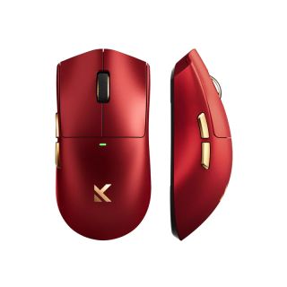 MCHOSE K7 Ultra Tri-Mode 8K Vezeték Nélküli Gamer Egér + Magnetic Dock - Iron Red