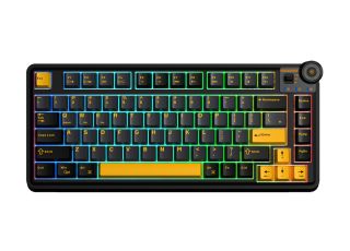 AULA AU75 Tri-Mode Vezeték Nélküli Mechanikus Gamer Billentyűzet - Fekete