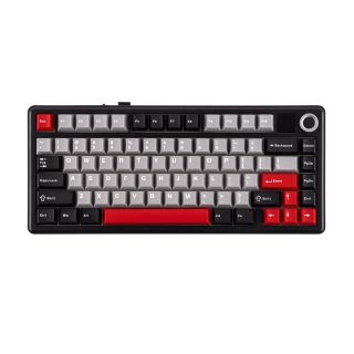 AULA F75 Max Vezeték Nélküli Mechanikus Gamer Billentyűzet - Fekete-Piros