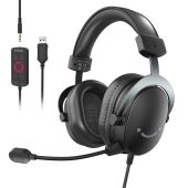 Fifine H9 7.1 Surround Sound Gaming Headset, fekete - Headset