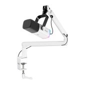 Fifine TAM8W dinamikus mikrofon, fehér, USB-C, XLR, RGB világítás