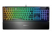 SteelSeries Apex 3 - Fekete - Cseppálló Gamer Billentyűzet - Angol Kiosztás! (UK) - 2 év garancia - Billentyűzet