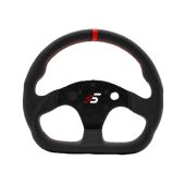 Simagic P-325D(K) Bőr kormánykerék, 325mm, D-alakú, Alumínium váz, Bőr borítás