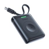 Baseus EnerFill FW11 hordozható vezeték nélküli töltő, Apple Watch, 5W, 1640mAh, USB-C, fekete