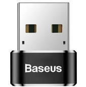 Baseus Mini Type-C anya - USB apa adapter, Fekete, USB-C, USB-A, OTG, Alumínium