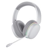 AULA G7 PRO 7.1 Tri-Mode Vezeték Nélküli Gamer Headset - Fehér, 7.1, Over-Ear, mikrofonos, RGB, USB, vezeték nélküli, wireless, bluetooth