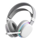 AULA G7 Tri-Mode Vezeték Nélküli Gamer Headset - Fehér - Headset