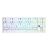 AULA F87 PRO V2 Vezeték Nélküli Mechanikus Gamer Billentyűzet - Fehér Contour