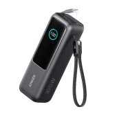 Anker Power Bank (25K, 165W, beépített és visszahúzható USB-C kábellel), fekete - Power bank