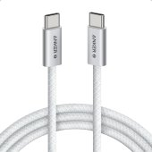 Anker Zolo USB-C to USB-C 240W 1.8m adatkábel, fehér - Kábelek