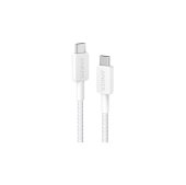 Anker 322 USB-C to USB-C Cable, 0.9m, fonott, Fehér