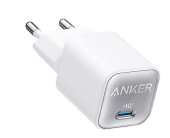 Anker 511 Charger (Nano 3, 30W) fali töltő, USB-C, fehér - Hálózati töltő adapter