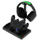 IPega XBS013 Xbox Series S Multifunkciós Állvány RGB + 2 db 1400mAh Akkumulátor