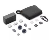 DJI Mic 2 (2 TX + 1 RX + Charging Case), vezeték nélküli mikrofon, Bluetooth, USB-C, Lightning, 3.5mm Jack, Fekete