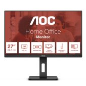 AOC 27E3QAF 27" IPS Monitor, 1920x1080, 16:9, HDMI, DisplayPort, VGA, Pivot, beépített hangszóró
