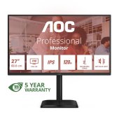 AOC 27E4U 27 colos FHD IPS monitor fekete