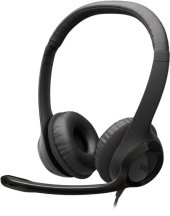 Logitech H390 USB-C mikrofonos fejhallgató fekete