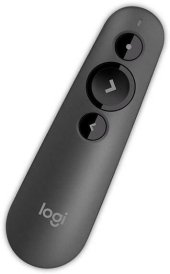 Logitech R500 Lézeres Prezentációs Távirányító, szürke, fekete, vezeték nélküli, bluetooth, usb