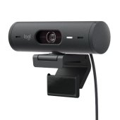 Logitech Brio 500 Webkamera, Grafitszürke, Full HD 1080p, beépített mikrofon