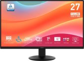 MSI PRO MP272L 27" FHD IPS 100Hz Monitor, 1920x1080, 1ms, HDMI, DisplayPort, Fekete