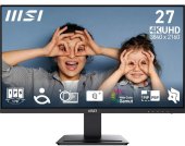 MSI PRO MP273U 27" UHD IPS Monitor, 3840x2160, 60Hz, 4ms, fekete