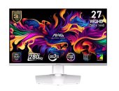 MSI MAG 272QPW QD-OLED X28 26.5" WQHD 280Hz Gamer Monitor - Fehér