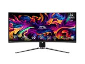 MSI MAG 341CQP QD-OLED Ívelt 34" UWQHD Gamer Monitor - Monitor