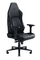 Razer Iskur V2 Gamer Szék, Fekete, 4D kartámasz, Műbőr