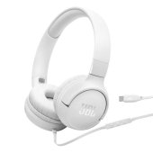 JBL Tune 520C Vezetékes Fejhallgató - Fehér, beépített mikrofon, over ear
