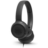 JBL Tune 500 vezetékes fejhallgató fekete színben