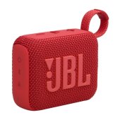 JBL Go 4 hordozható vízálló Bluetooth hangszóró piros színben