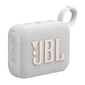 JBL Go 4 hordozható Bluetooth hangszóró, fehér, vízálló, IP67
