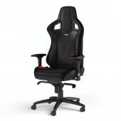 Noblechairs EPIC Black and Red Gamer Szék, 120 kg, 4D könyöktámasz