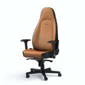 Noblechairs ICON Real Leather Cognac/Black Gaming Szék - 3 év garancia - Gamer szék