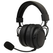 White Shark Gorilla Pro Vezeték Nélküli Gamer Headset - Fekete, 53mm, Bluetooth, 2.4 GHz, 3.5mm jack, mikrofonos