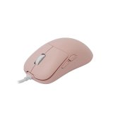 White Shark Graphene-P Gamer Egér, Pink, 6200 DPI, RGB, 6 gombos