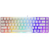 White Shark Ronin Membrán Gamer Billentyűzet 68% - Fehér - Angol kiosztás - Billentyűzet
