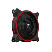 White Shark WARP Ventilátor 12 cm, piros LED, 1100 RPM, 120 mm