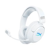 HyperX Cloud Flight 2 vezeték nélküli gamer fejhallgató fehér színben