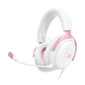 HyperX Cloud III Vezetékes Gamer Fejhallgató - Fehér/Rózsaszín