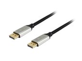 Equip (119262) Displayport 1.4 kábel aranyozott 8K 2m - Kábelek