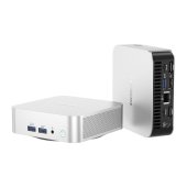 GEEKOM A7 Mini PC AMD Ryzen 5 7535HS, 16GB RAM, 512GB SSD, Windows 11 Pro - Ezüst - PC