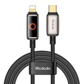 Mcdodo CA-6670 USB-C - Lightning Kábel 1.2m, 36W, Power Delivery, LED, nejlonfonat