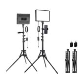 Neewer BP300 stúdió szett két LED lámpa + állványok + telefontartók - Studiófelszerelés