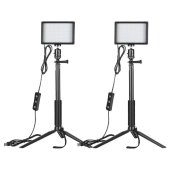 Neewer ZC-10S LED videólámpa szett állványokkal és szűrőkkel